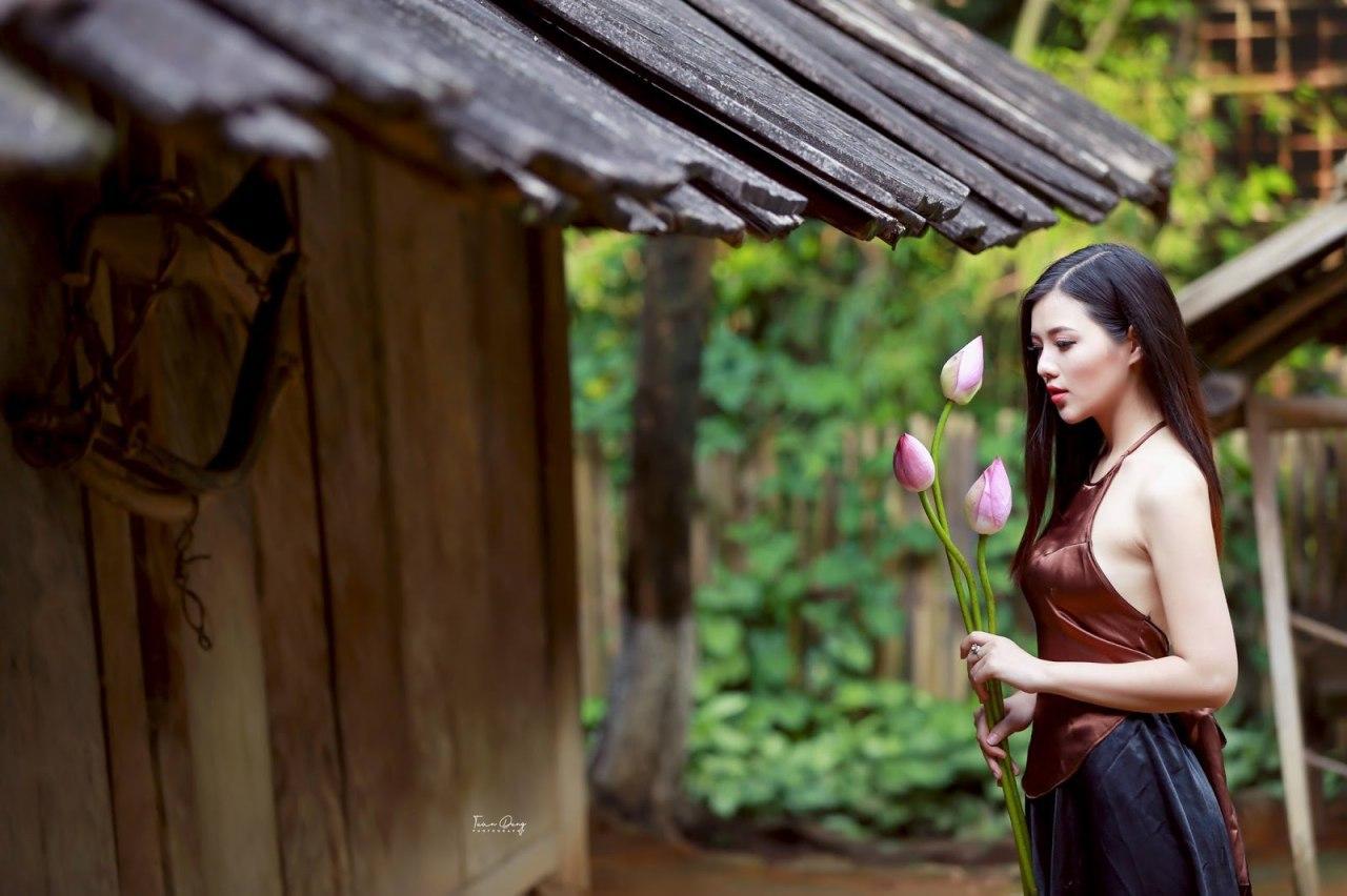 Gallery - Vietnamese model Le Song Ngan - Beauty and the lotus - P3