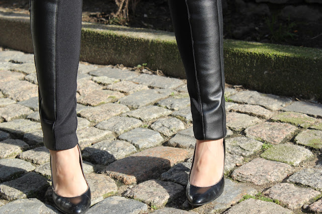 DIY Como hacer leggins de cuero. Blog de moda, costura y diy.