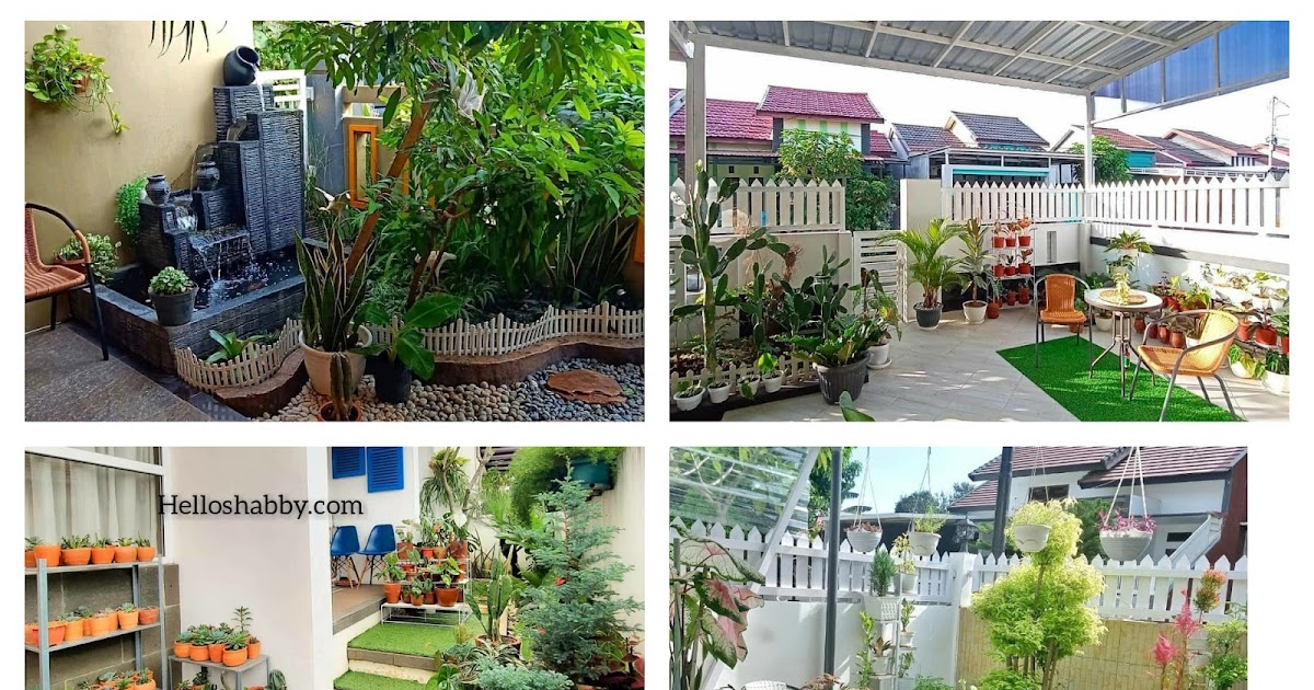 Desain Taman Teras Minimalis Depan Rumah yang Menawan ~ HelloShabby.com