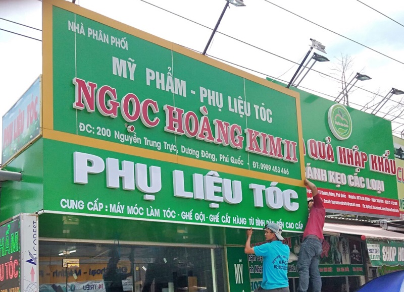 Thi công mặt dựng Alu đẹp chuyên nghiệp tại Phú Quốc