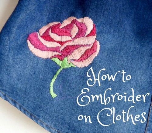 Hướng dẫn thêu hoa hồng mũi bó hạt - Hình 5