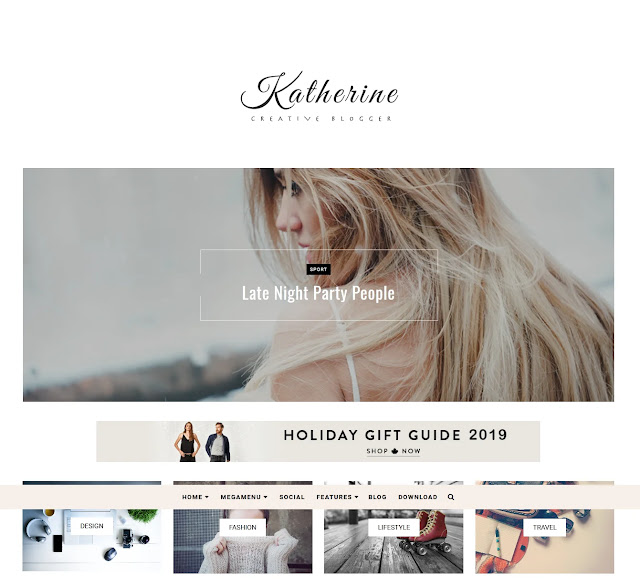 Katherine responsive blogger theme Katherine responsive blogger Free theme