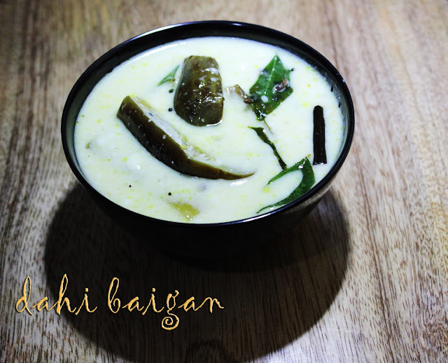 Curd and Brinjal