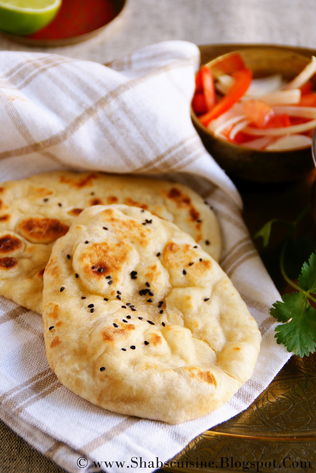 Shab's Cuisine: Naan (Indian Leavened Flat-bread)