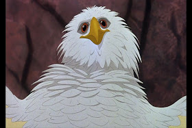 Marahute the golden eagle  Disney movie The Rescuers Down Under 1990 animatedfilmreviews.filminspector.com