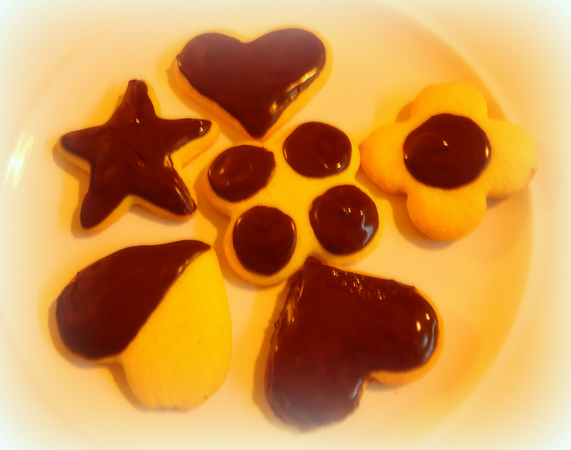 Flor de Recetas: Galletas dulces con chocolate