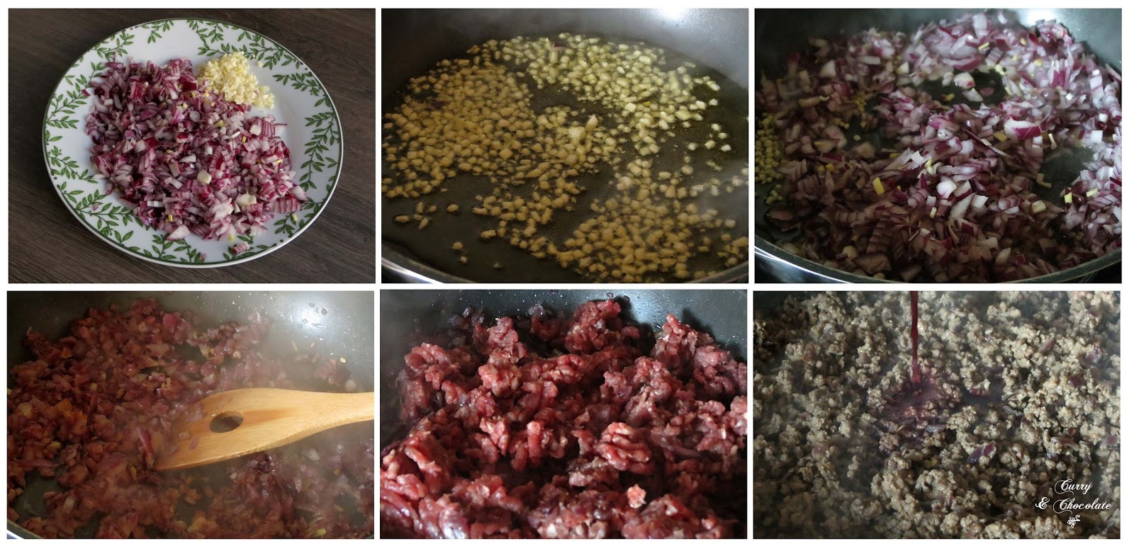 PReparando la carne Preparando la carne