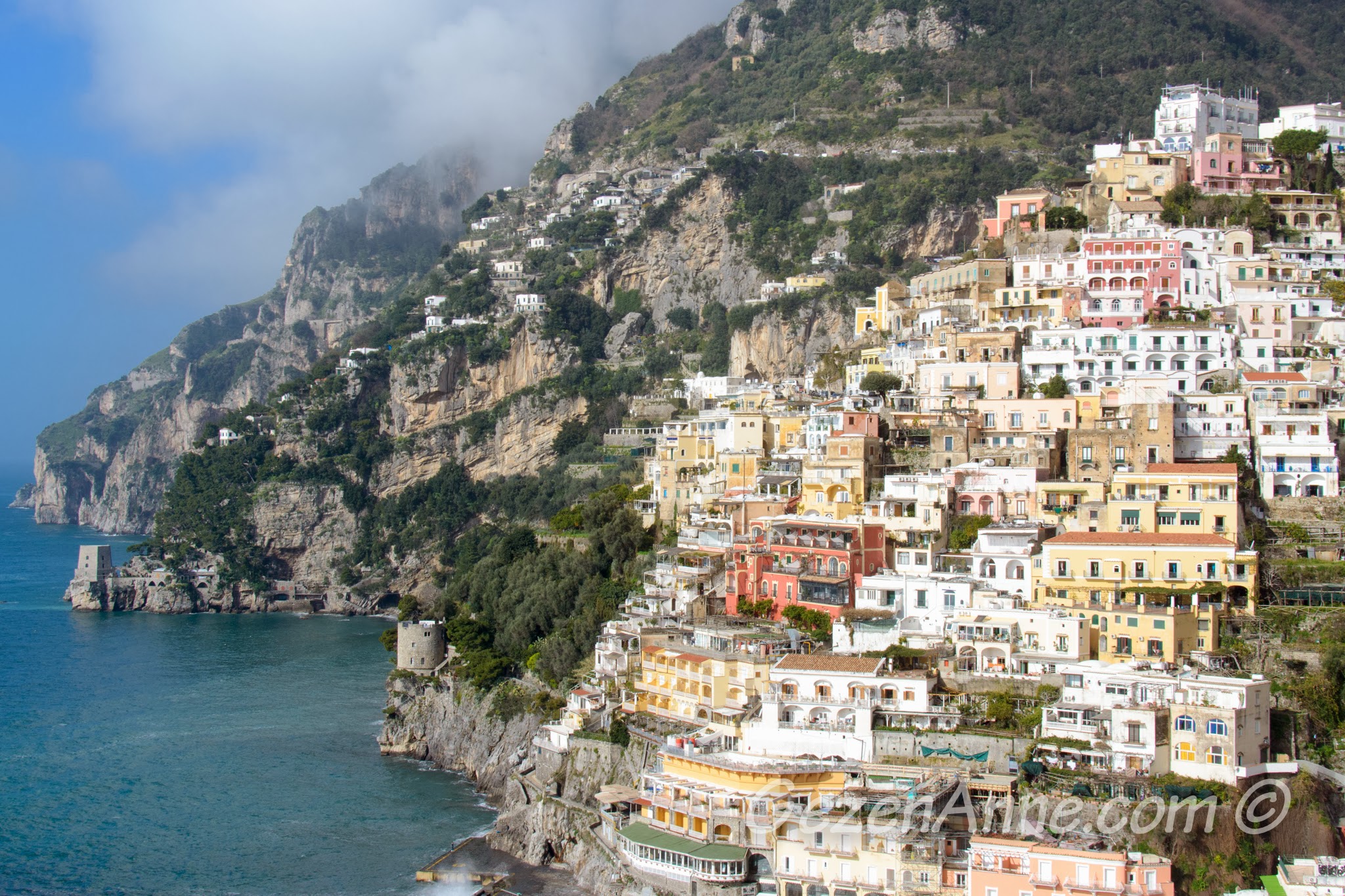 Positano is the prettiest town on the Amalfi Coast