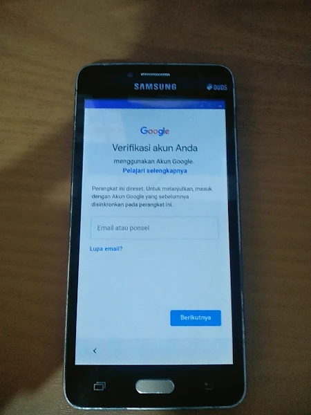 Cara ByPass FRP Google Akun Samsung J2 Prime