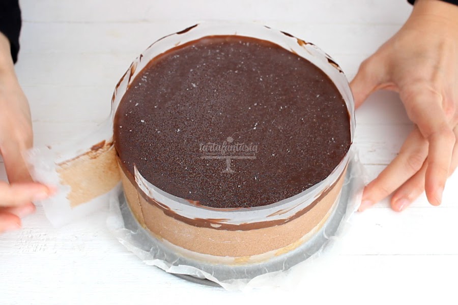 Receta Tarta mousse de chocolate