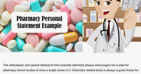 Pharmacy admissions essay