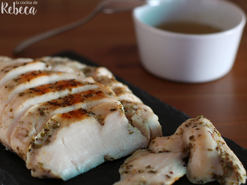 La cocina de Rebeca Pechuga de pollo a baja temperatura (cocinada al