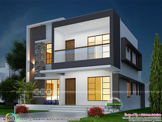 ₹1900 Per square feet cost 1600 sq-ft home - Kerala Home Design and ...