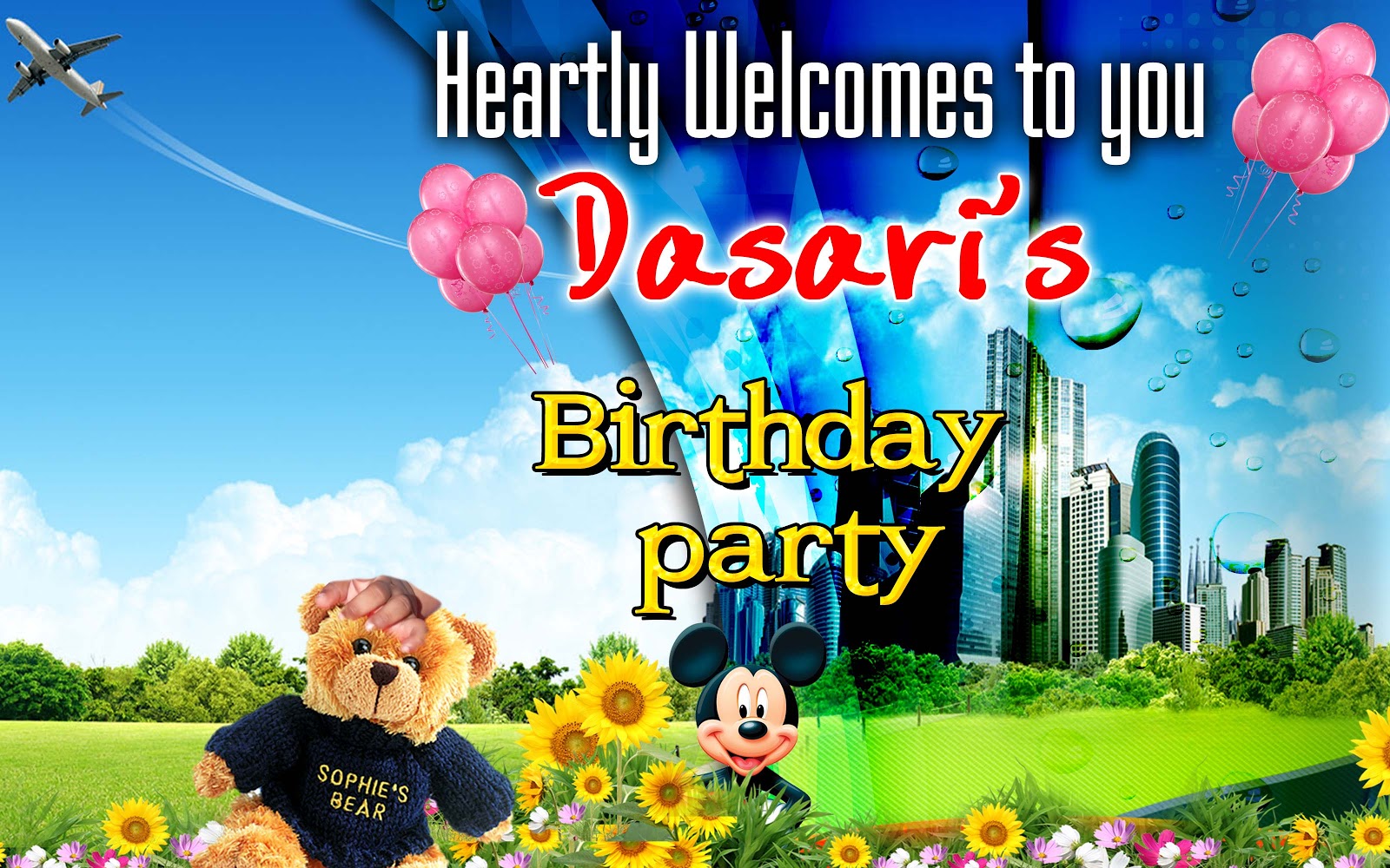 birthday banner design template for free naveengfx