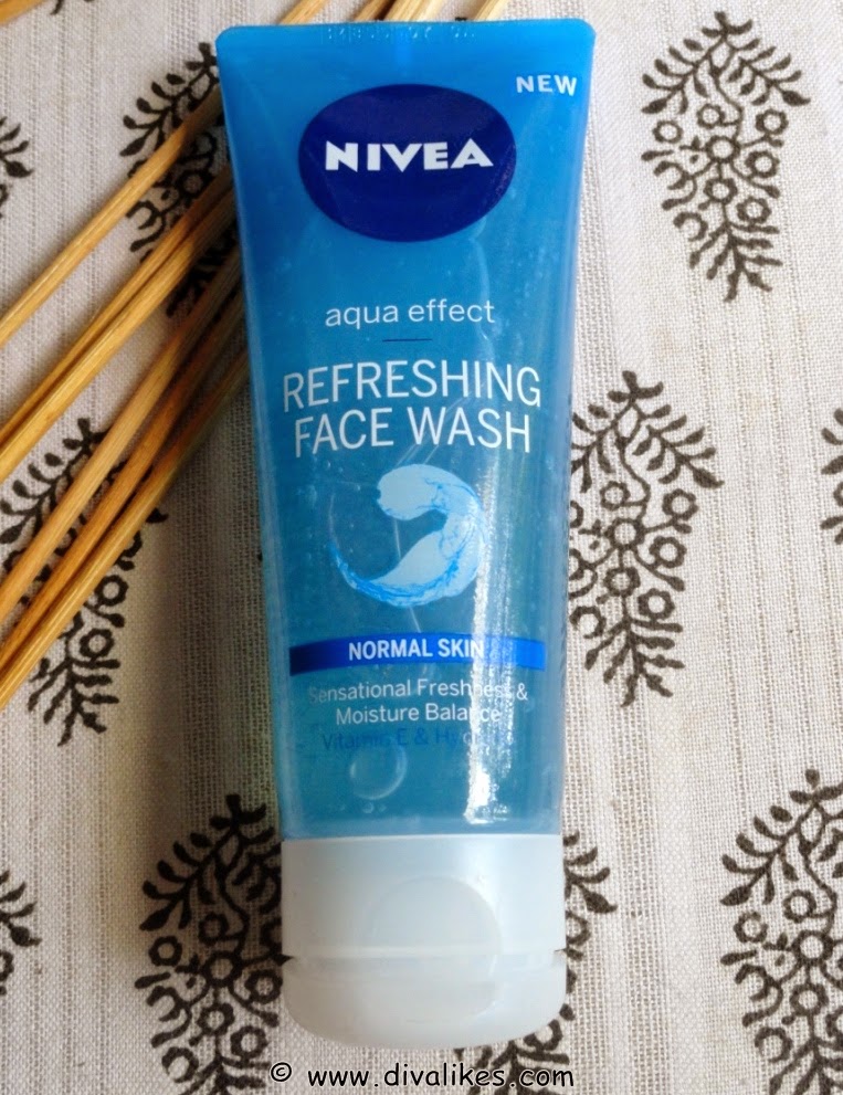 Nivea Aqua Effect Refreshing Face Wash Review Diva Likes