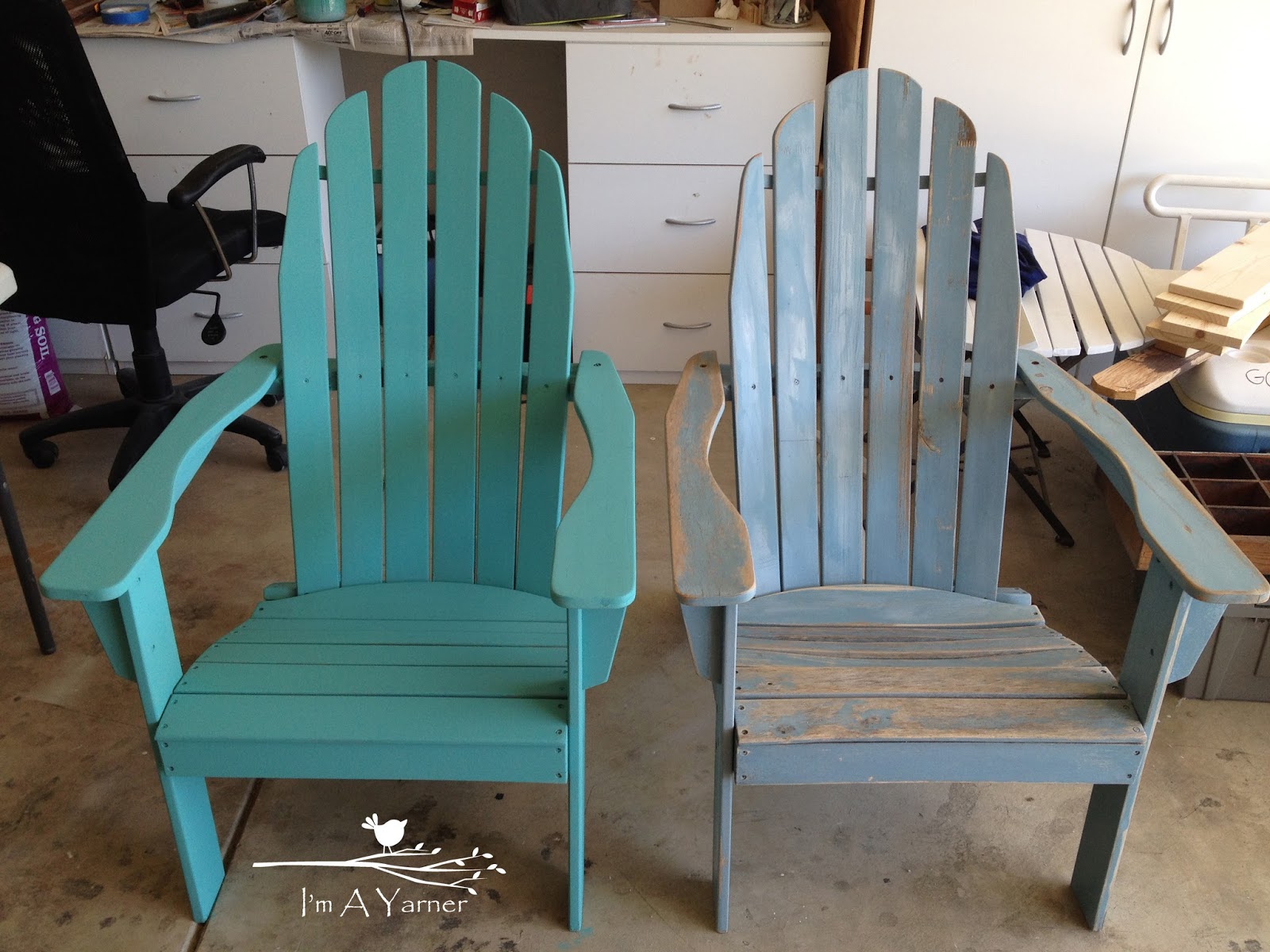 I'm a Yarner Updated Adirondack Chairs