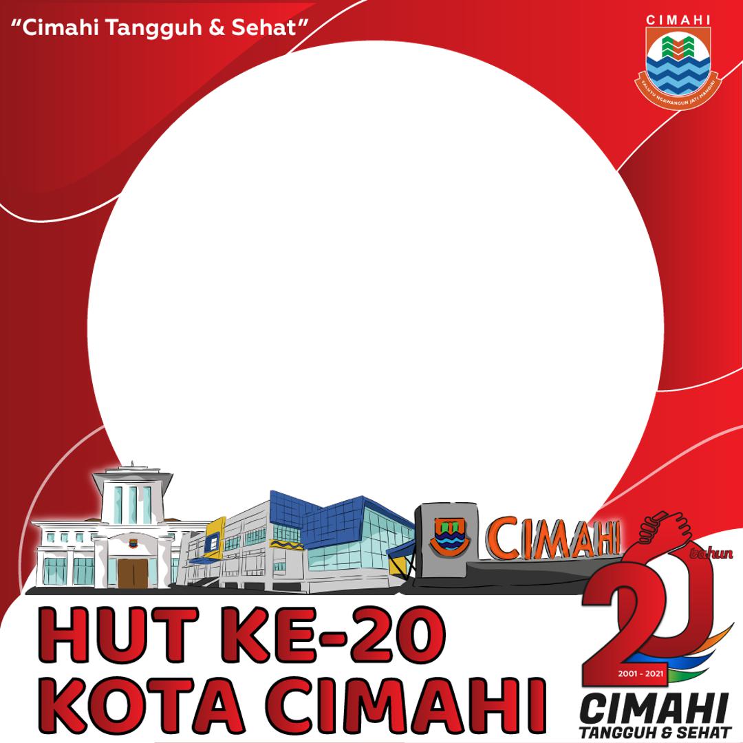 Link Download Bingkai Twibbon Hari Ulang Tahun (HUT) ke-20 Kota Cimahi 2021 Gratis