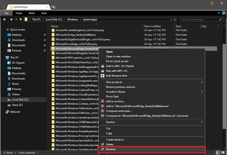 Rename Folder Microsoft Edge Rename Folder Microsoft Edge