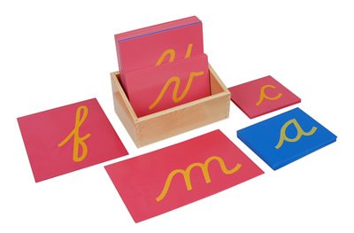 Montessori Sand Paper Letters