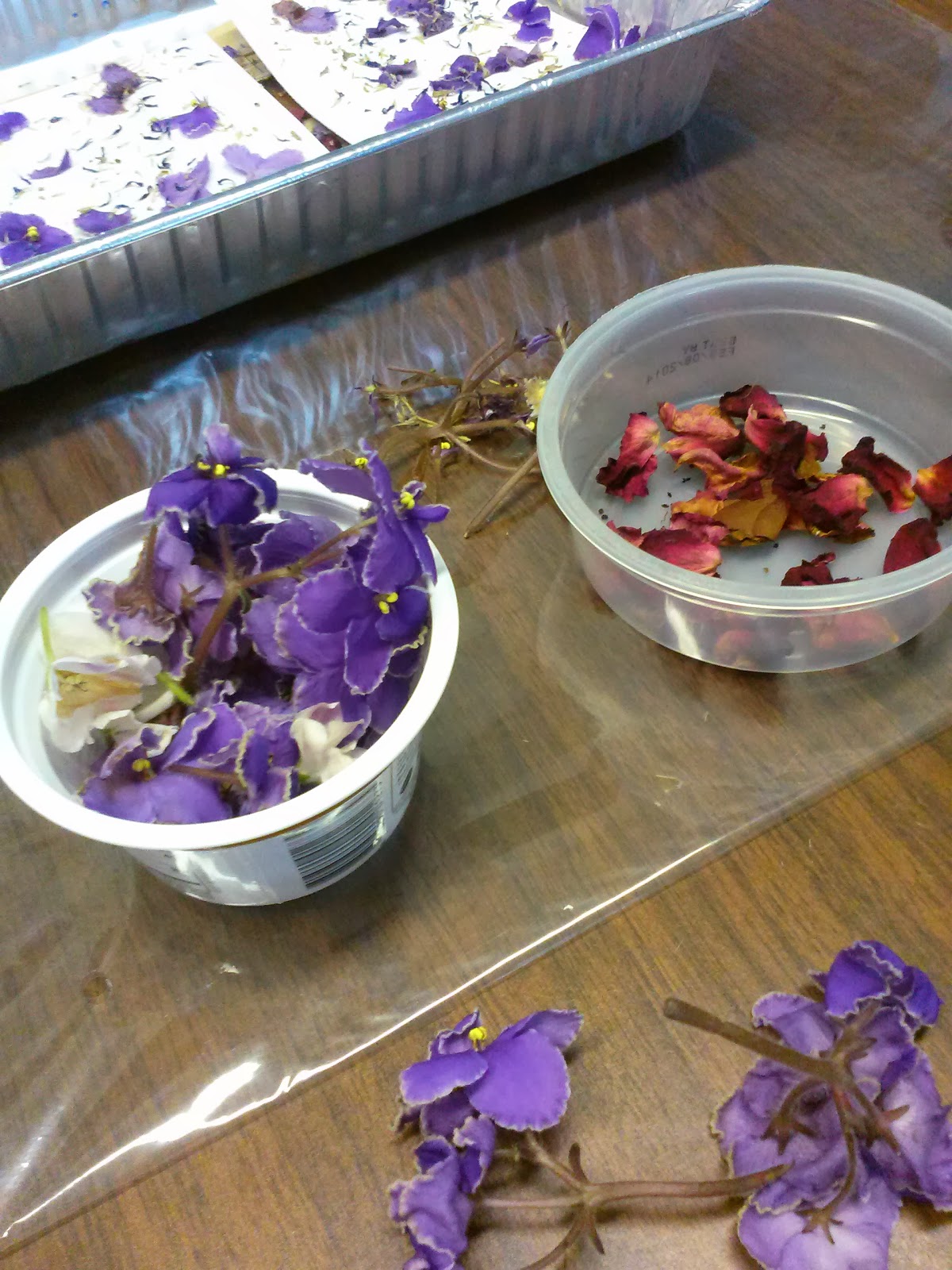 Naturally Dyed Paper Working in Layers.