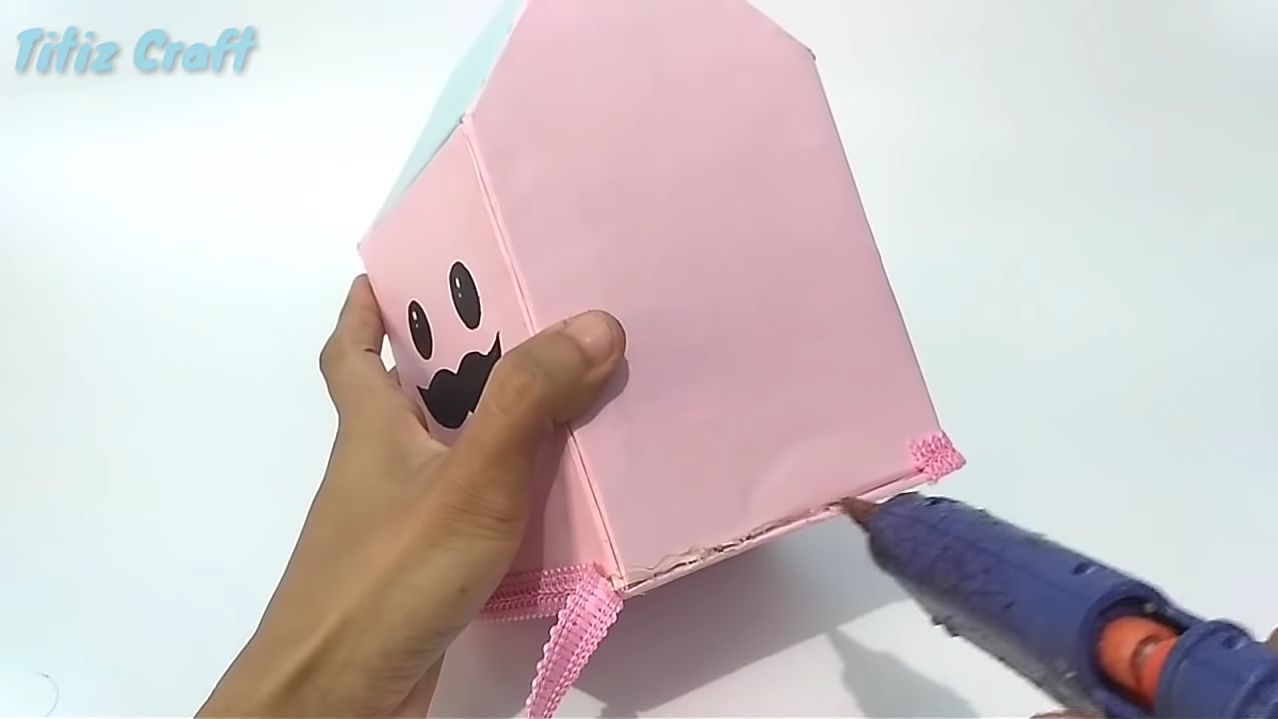 Cara Membuat Tempat Sampah Mini Dari Kardus Bekas Cara