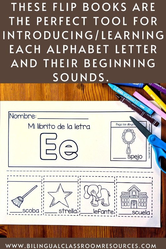Spanish Alphabet Flip Books