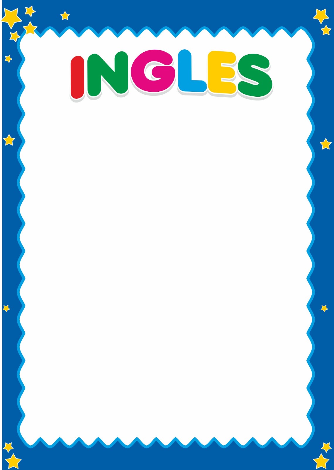 caratulas de ingles | Recursos Educativos para Maestros