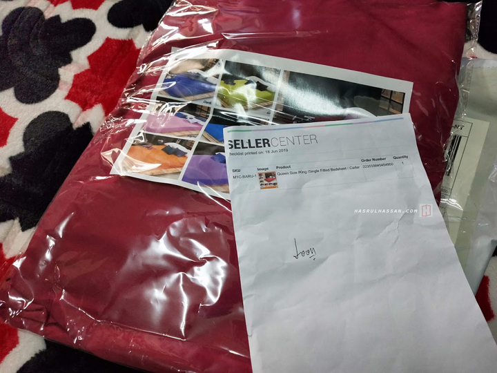 Tukar Cadar Asrama, Beli Di Shopee Sebab Murah