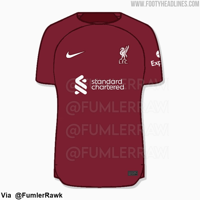 Liverpool 2223 Home & Away Kits Leaked Footy Headlines