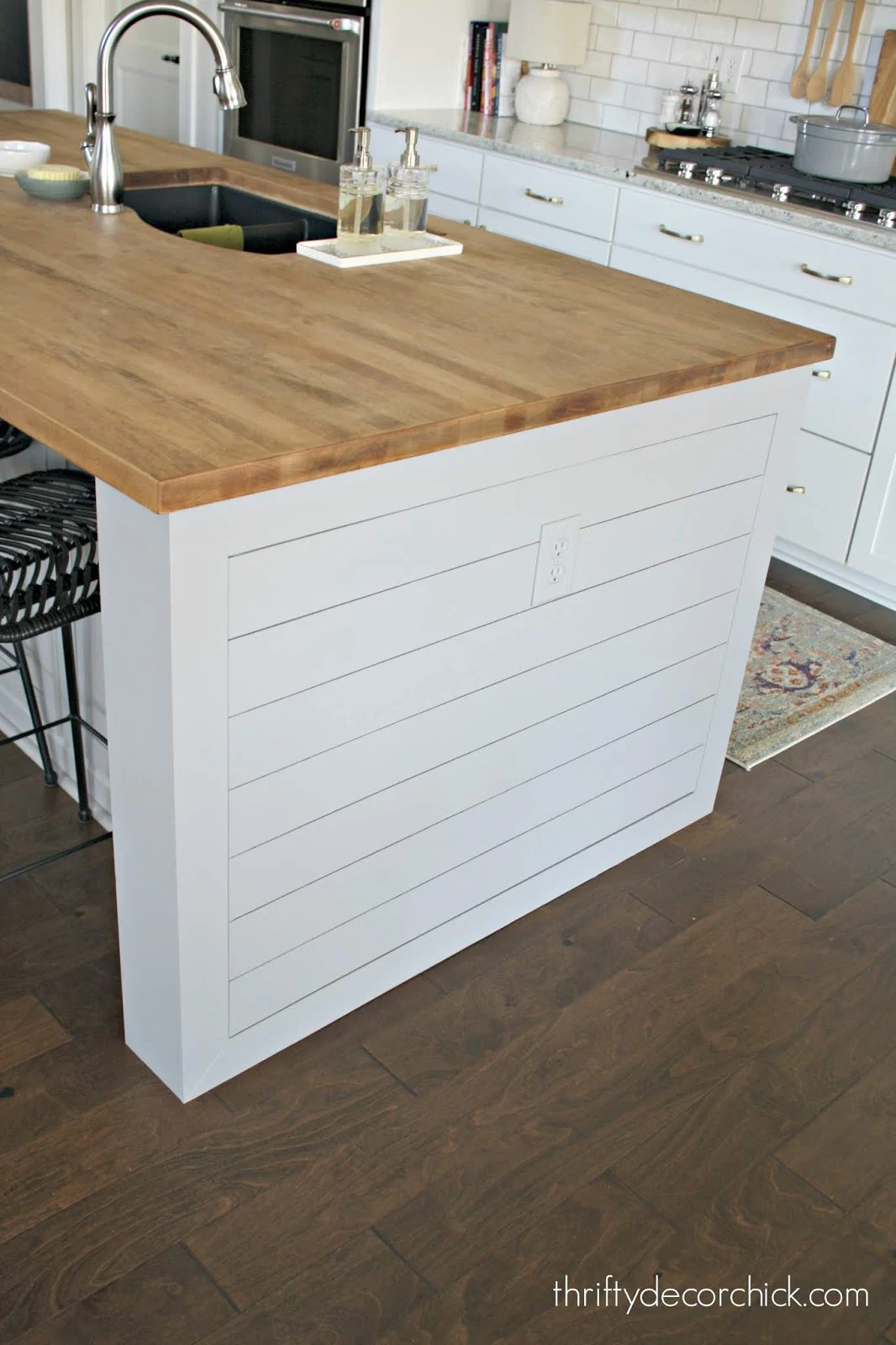 100 kitchen island transformation Thrifty Decor Chick Thrifty DIY