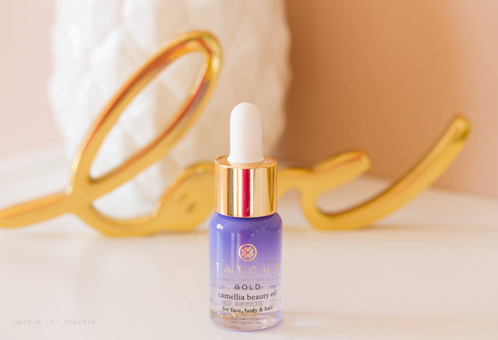 Tatcha Gold Camellia Beauty Oil (review) dazzle 'n' sparkle
