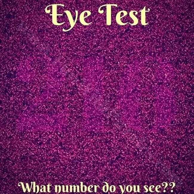 Eye Test-What Number Do You See?-216
