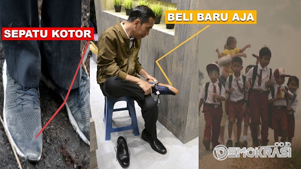Greenpeace: Paru-Paru Warga Lebih Kotor daripada Sepatu Jokowi