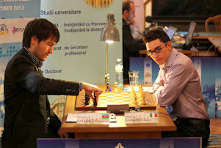 Fabiano Caruana (2779) 1-0 Teimour Radjabov (2733) © Chessbase