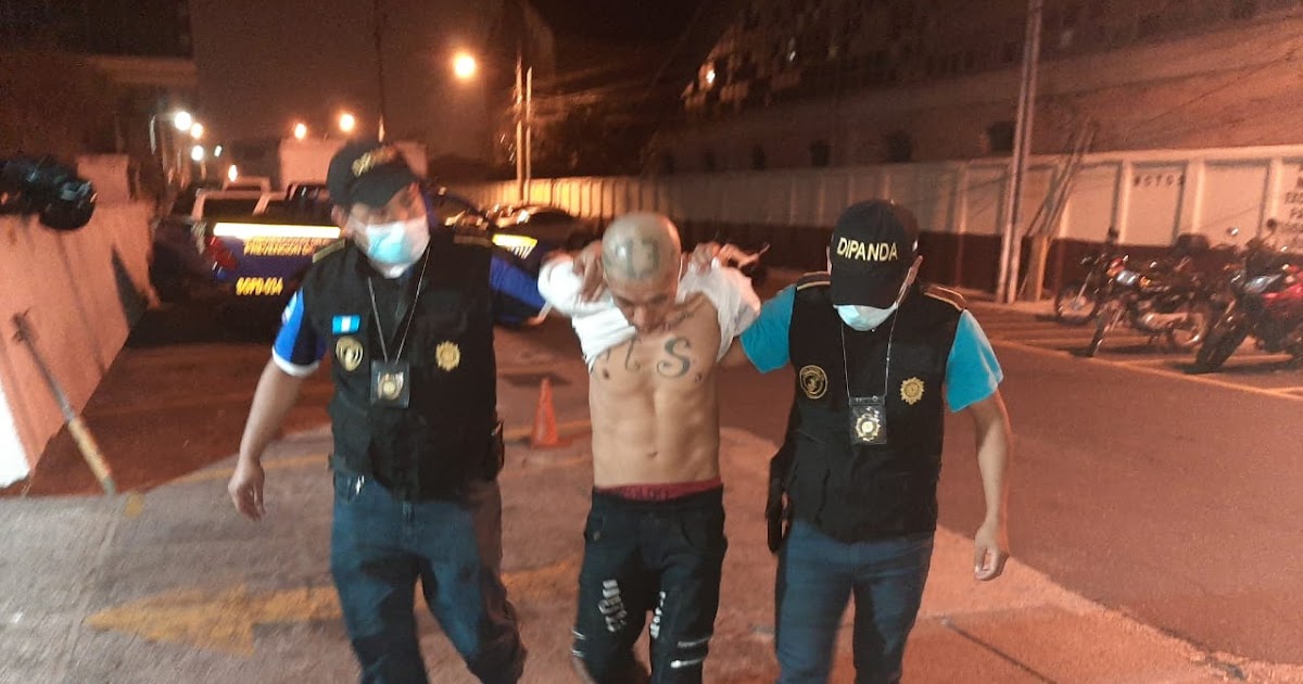 Policía Nacional Civil de Guatemala Presunto mara salvatrucha alias