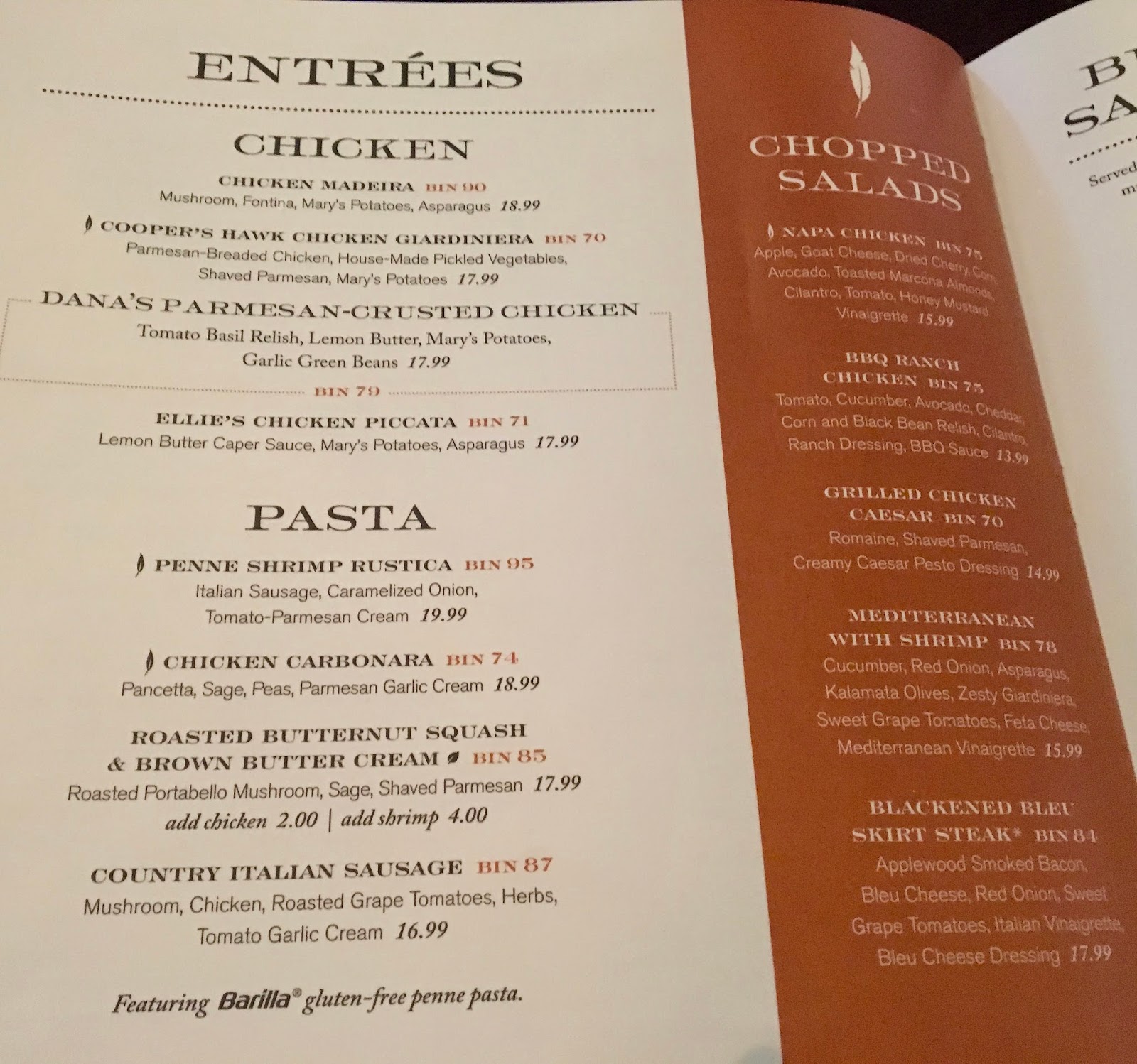 The Gluten & DairyFree Review Blog Cooper's Hawk Winery & Restaurant