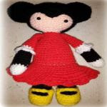 PATRON GRATIS MUÑECA MICKEY MOUSE AMIGURUMI 20138