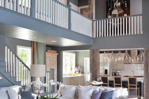 Delaware Beach House with Reclaimed Wood Beams Awesome Home Design