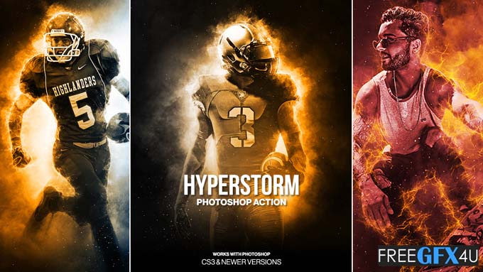 Graphicriver - Hyperstorm Photoshop Action