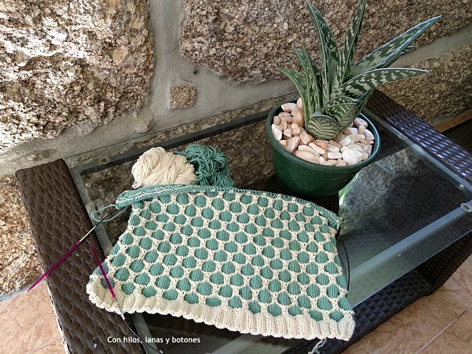 Con hilos, lanas y botones: Bee Stitch Top