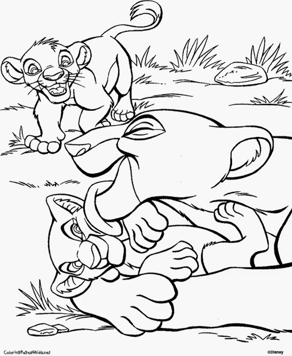 Give Simba's Pride more attention: Lion King Coloring in Chronological