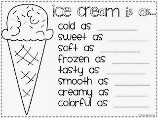 Second Grade Perks: Teaching Similes