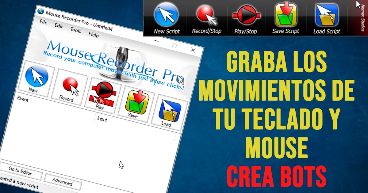 Mouse Recorder Pro 2 [Gratuito y Full] 2021 (Crea Bots)