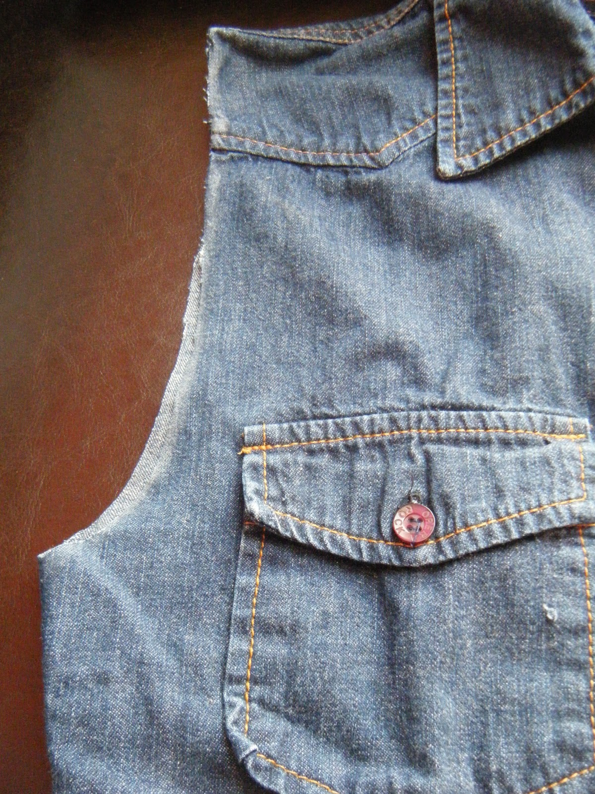 DIY Denim vest