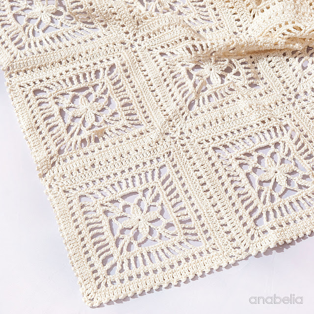 Lily crochet blanket, pattern