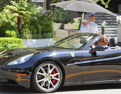 The cars of Harry Styles Ferrari California