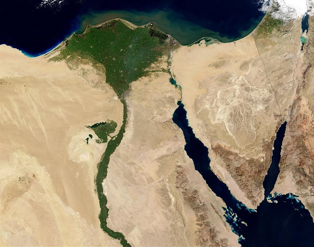كيف كانت مصر القديمة جغرافياً ؟