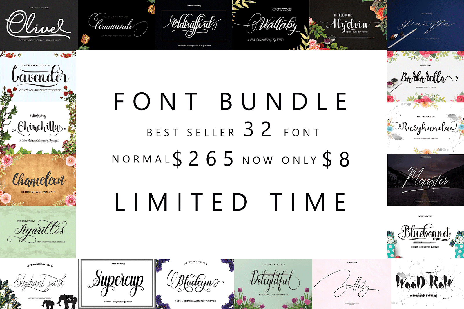 Massive Font Bundles Collections Massive Font Bundles Collections