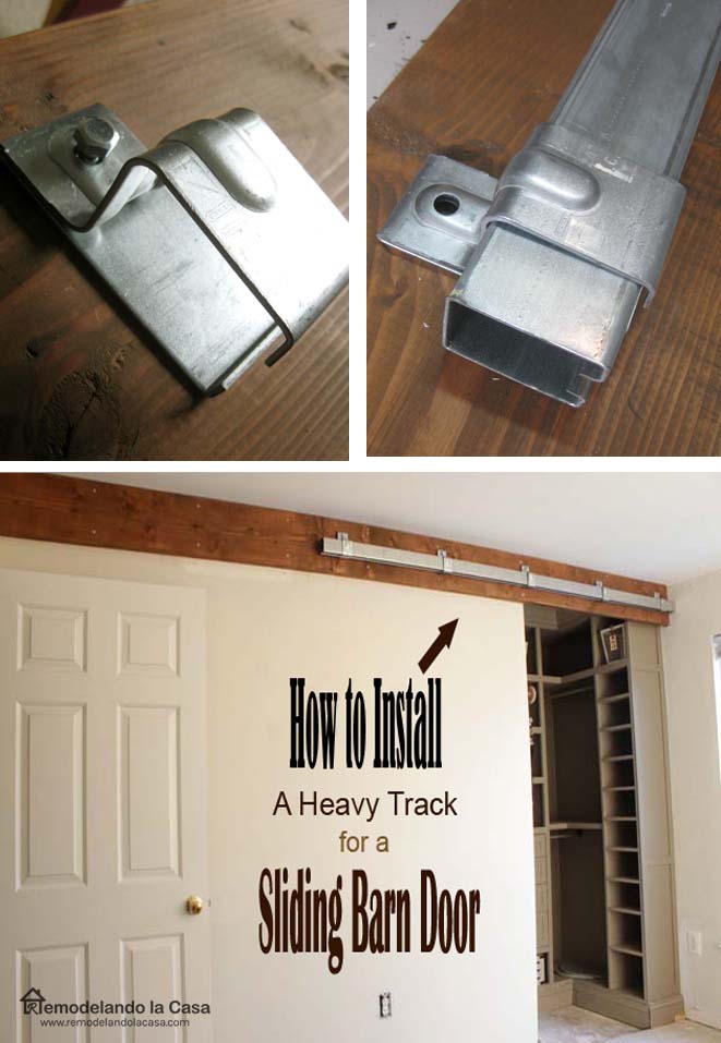 How to Install a Sliding Barn Door - Part 1 - The Track 