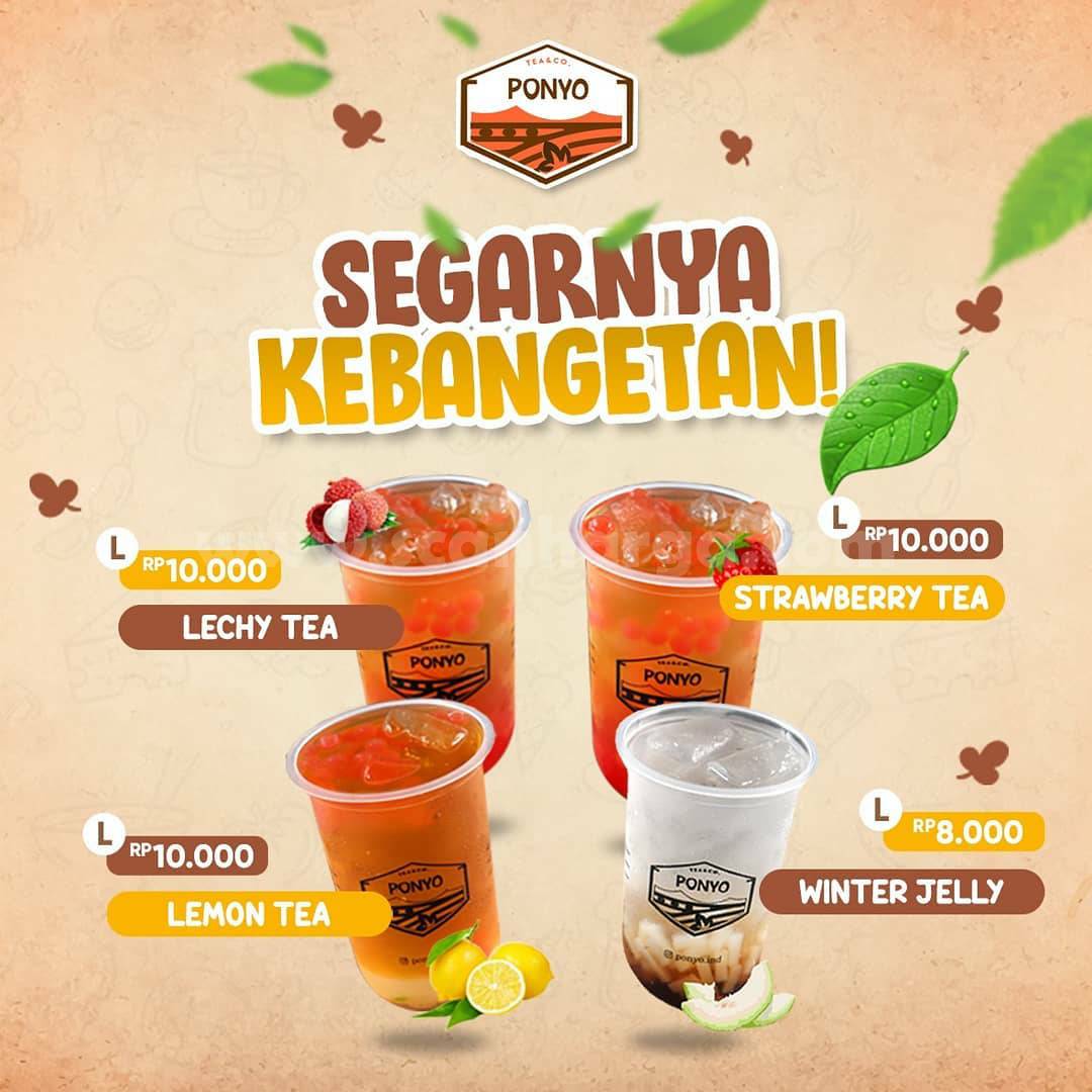 PONYO Promo Minuman SEGAR Harga Mulai Dari Rp 8.000, scanharga